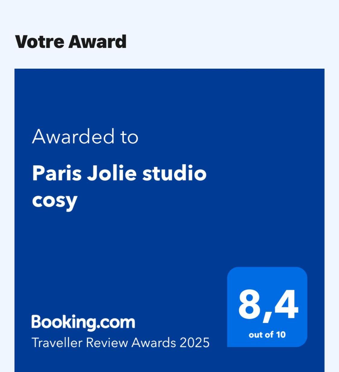 Paris Jolie Studio Cosy Dış mekan fotoğraf